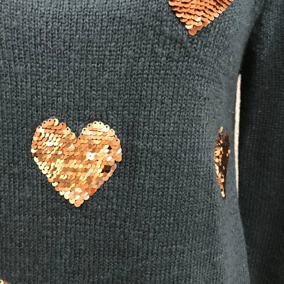 BOGO Sequin Heart Sweater - Picture 3 of 7